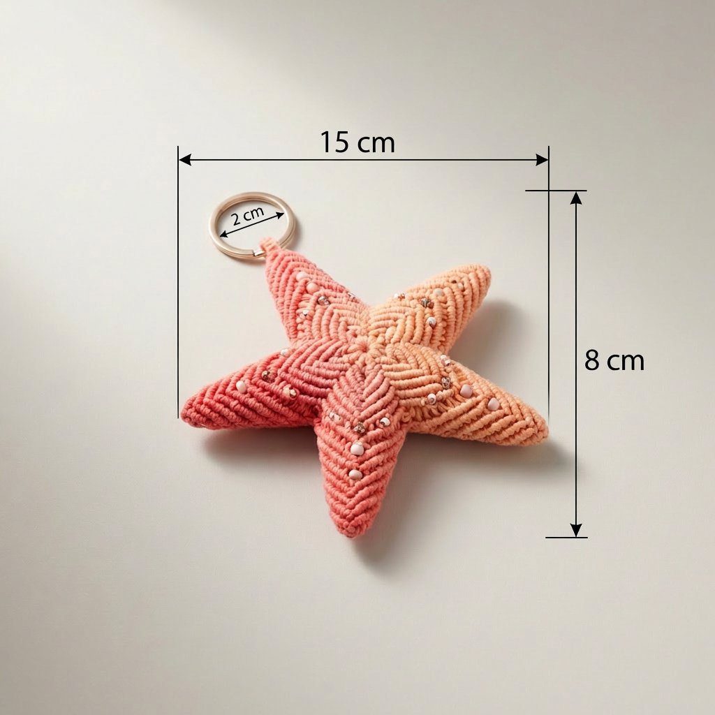 พวงกุญแจแฮนด์เมดสีสันสวยงาม