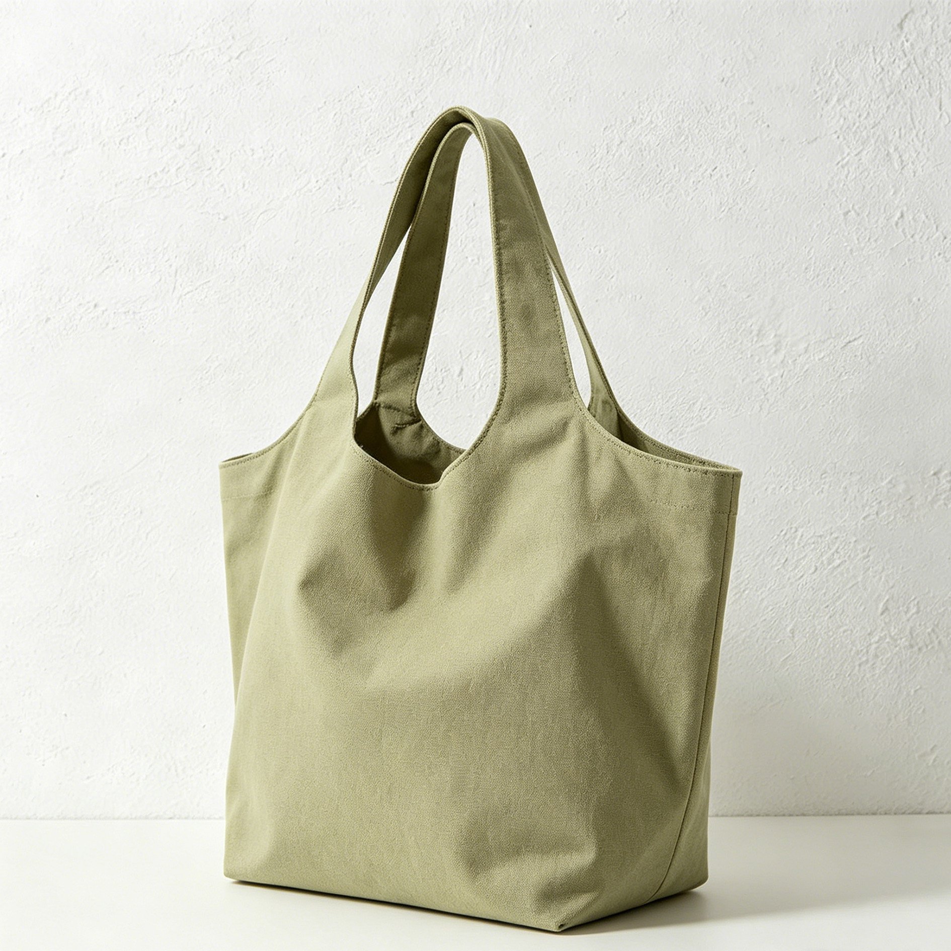 Reusable Bolsa de algodón orgánico in natural color
