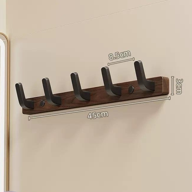 Behind-the-door storage hooks