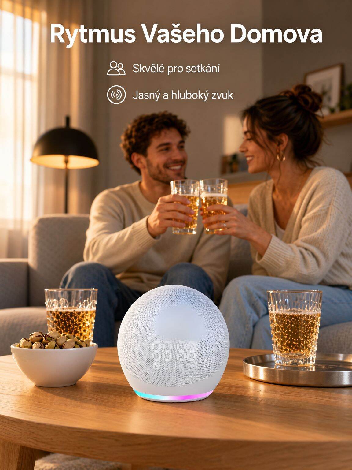 Přenosný Bluetooth reproduktor s výkonným basem, mini reproduktor