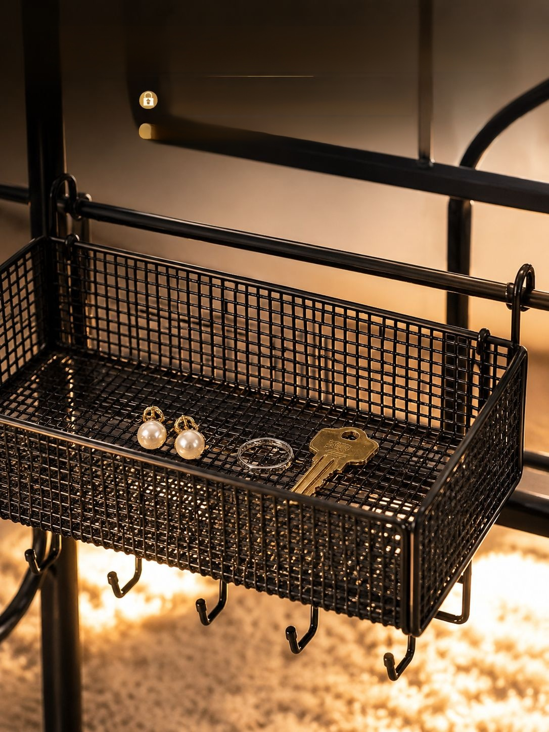 Panier de chevet pratique pour organiser vos essentiels