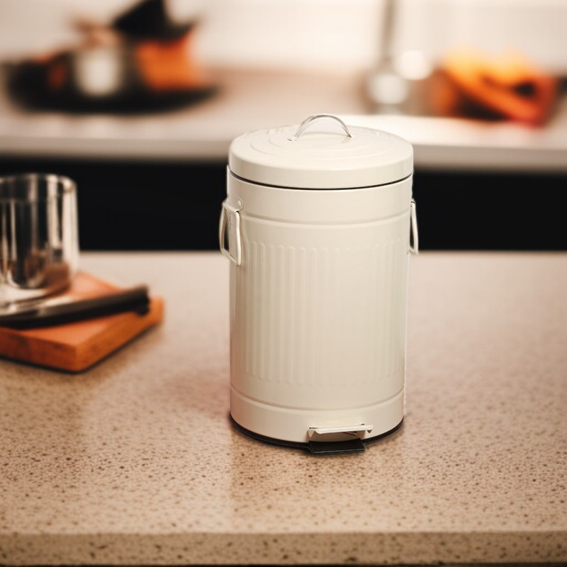 가정용 두툼한 발 휴지통 빈티지 유럽식 거실 화장실 주방용