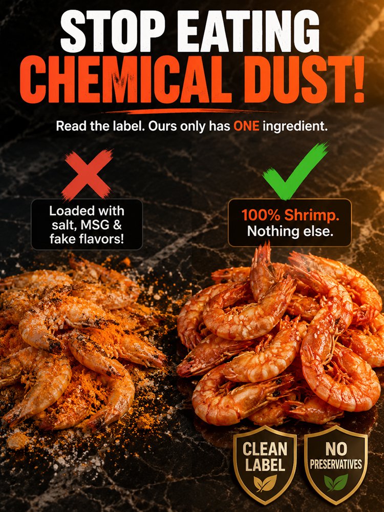 Non-fried Unsalted Ready-to-Eat Roasted Shrimp