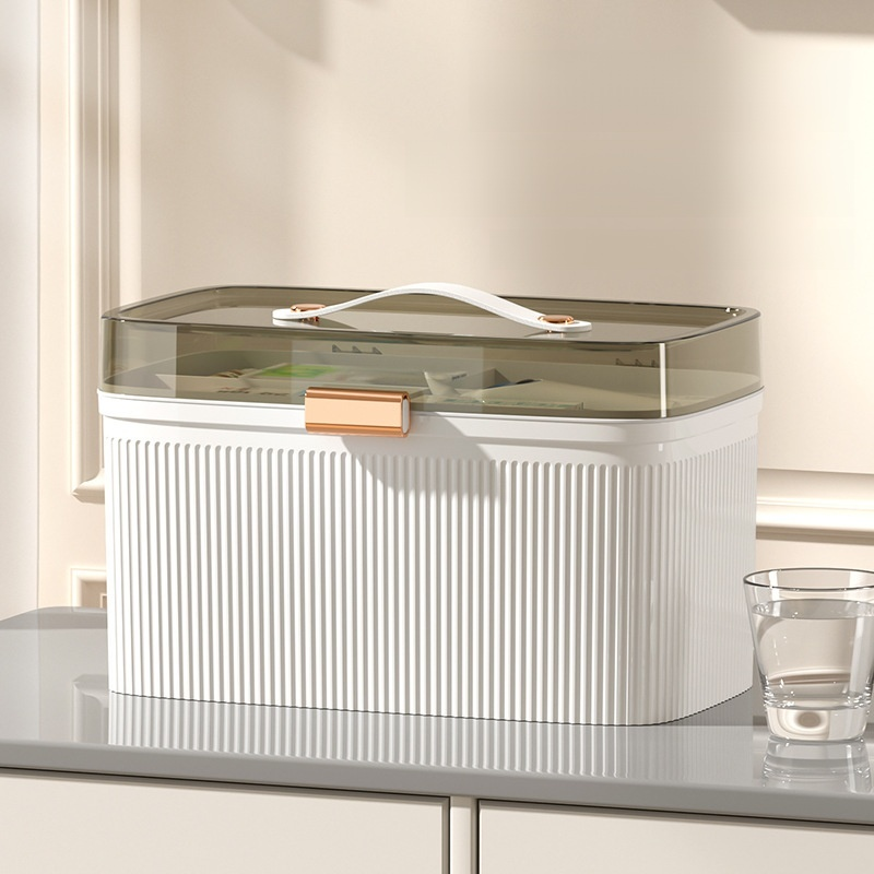 Large Capacity Multi-layer Medicine Box for Home Use