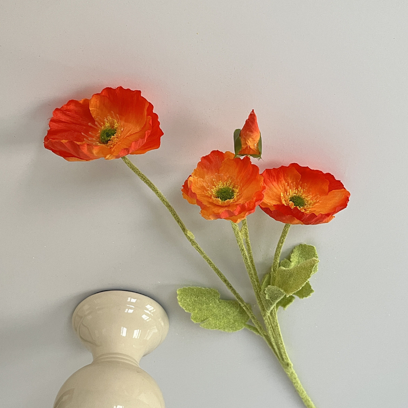 Artificial Poppy Plants