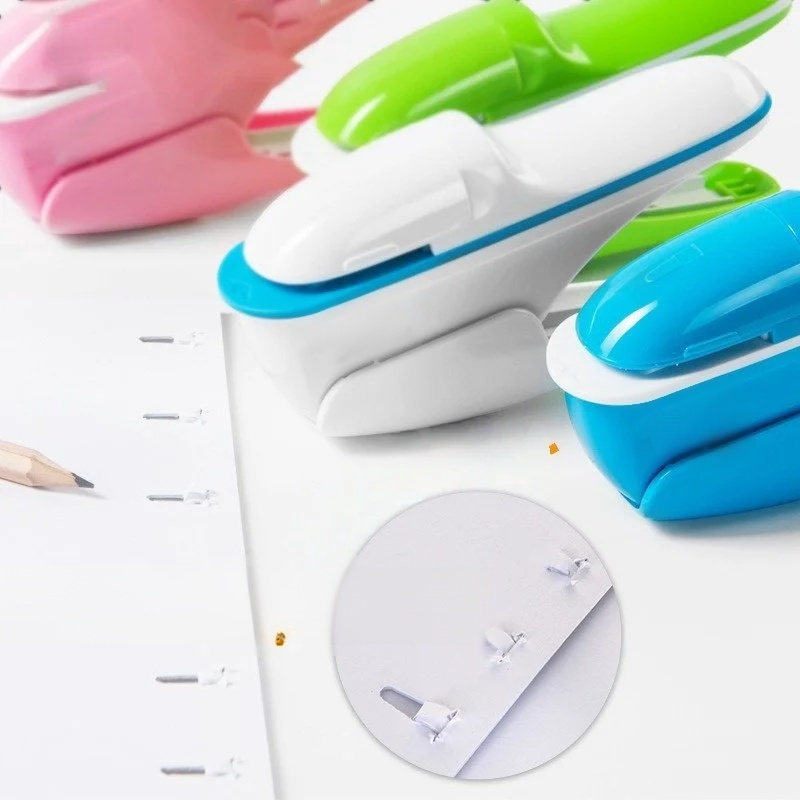 Labor-Saving Staple-Free Stapler