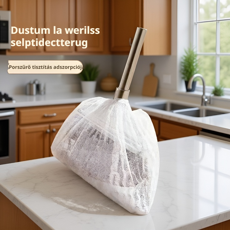 Egyszer használatos seprűporvédő huzat bemutatása