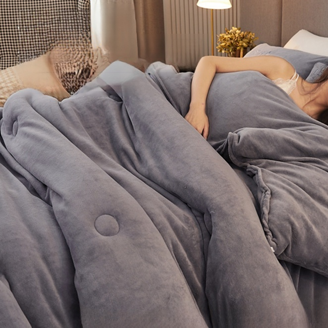 두꺼운 플란넬 퀼트