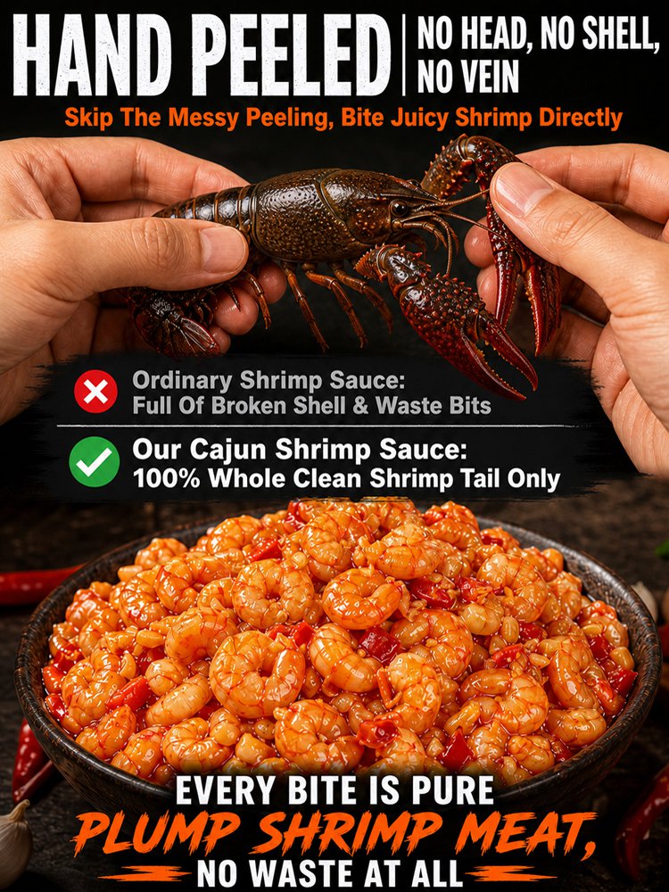 Premium Garlic Shrimp Jar