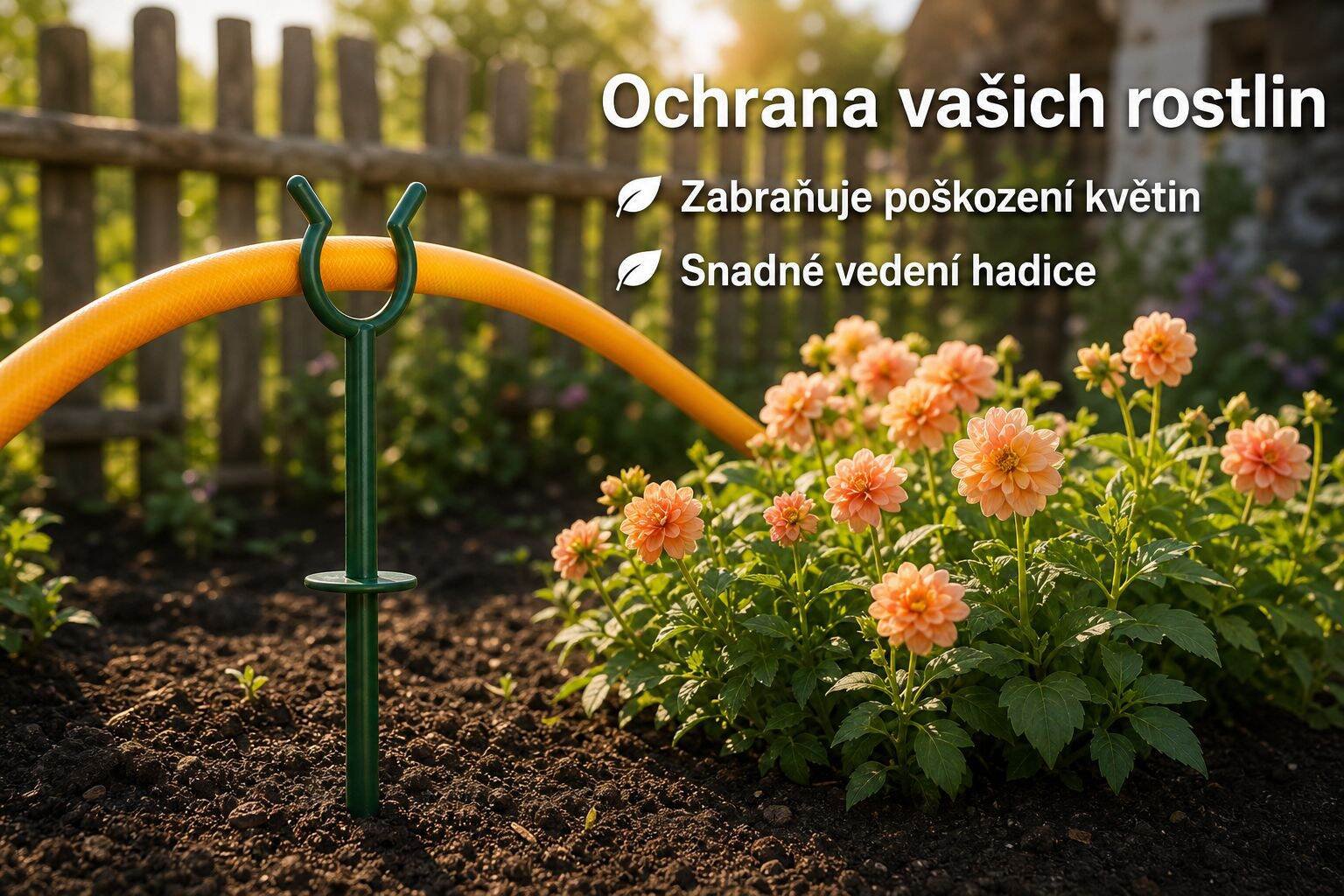 Držák na zavlažovací hadici Zahradní vodicí podpěra hadice