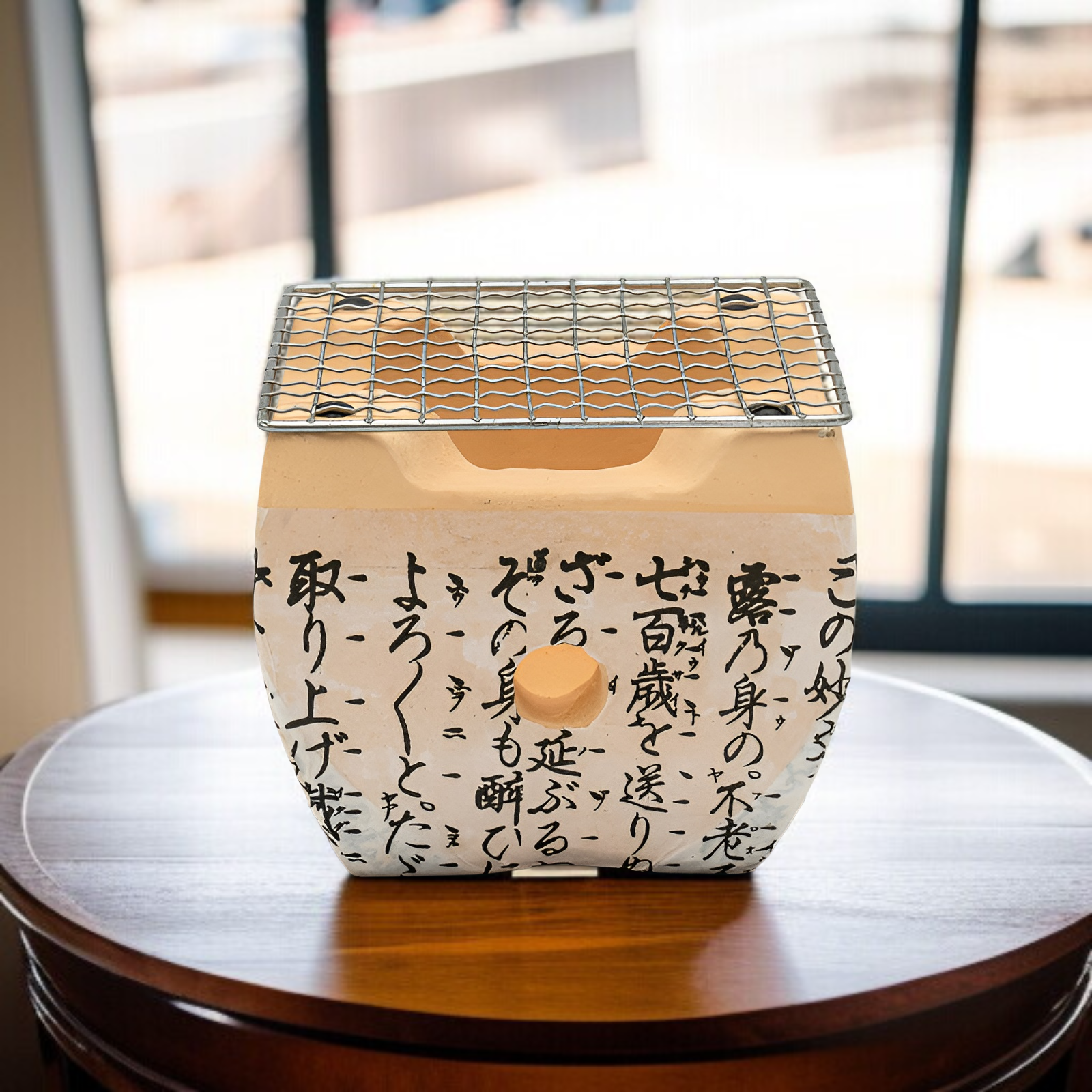 Plateau barbecue en céramique à sept compartiments, multifonction, pour repas en famille