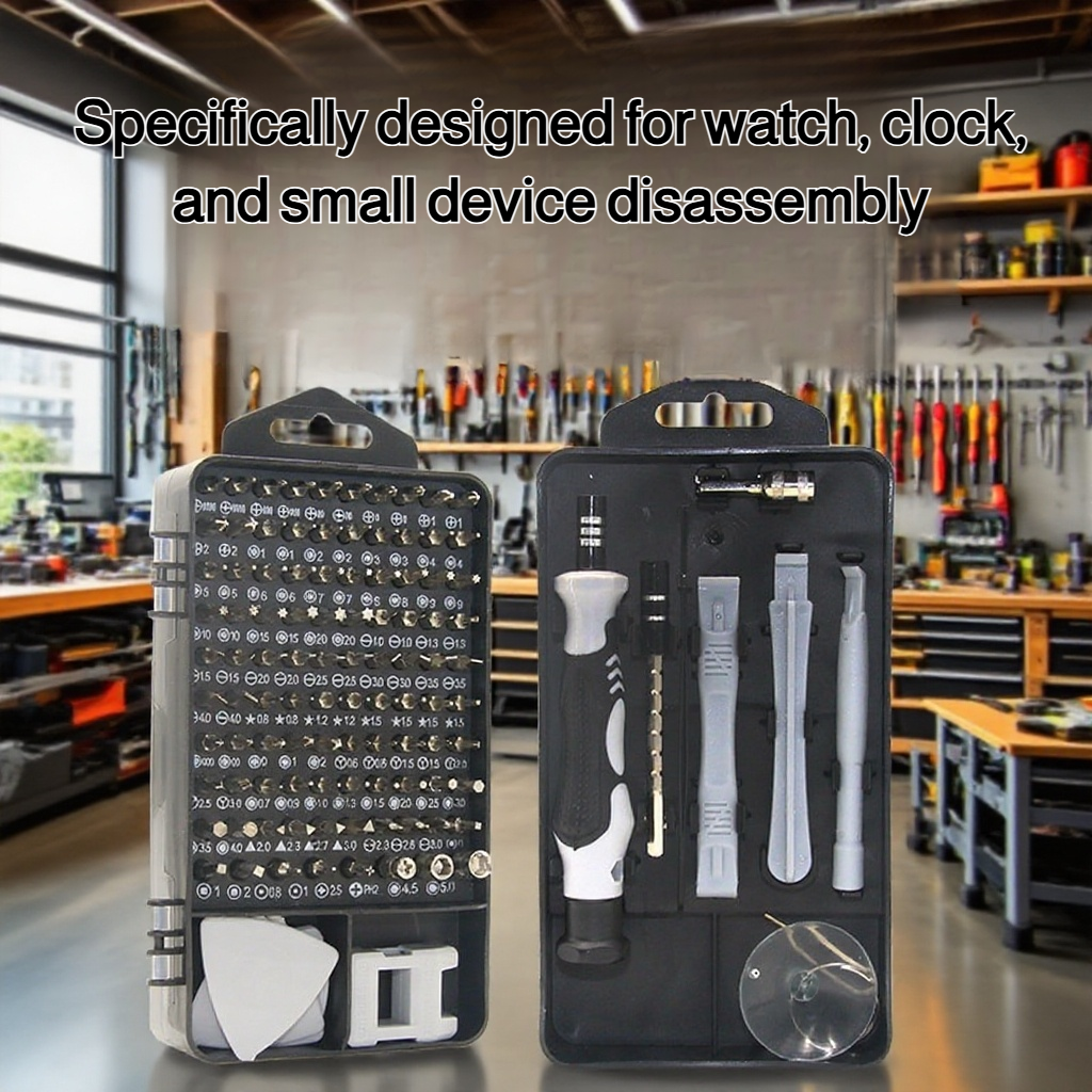 115-in-1 multi-function screwdriver set complete toolkit