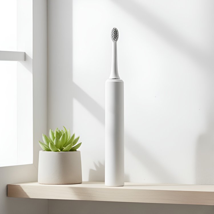 흰색 전동칫솔