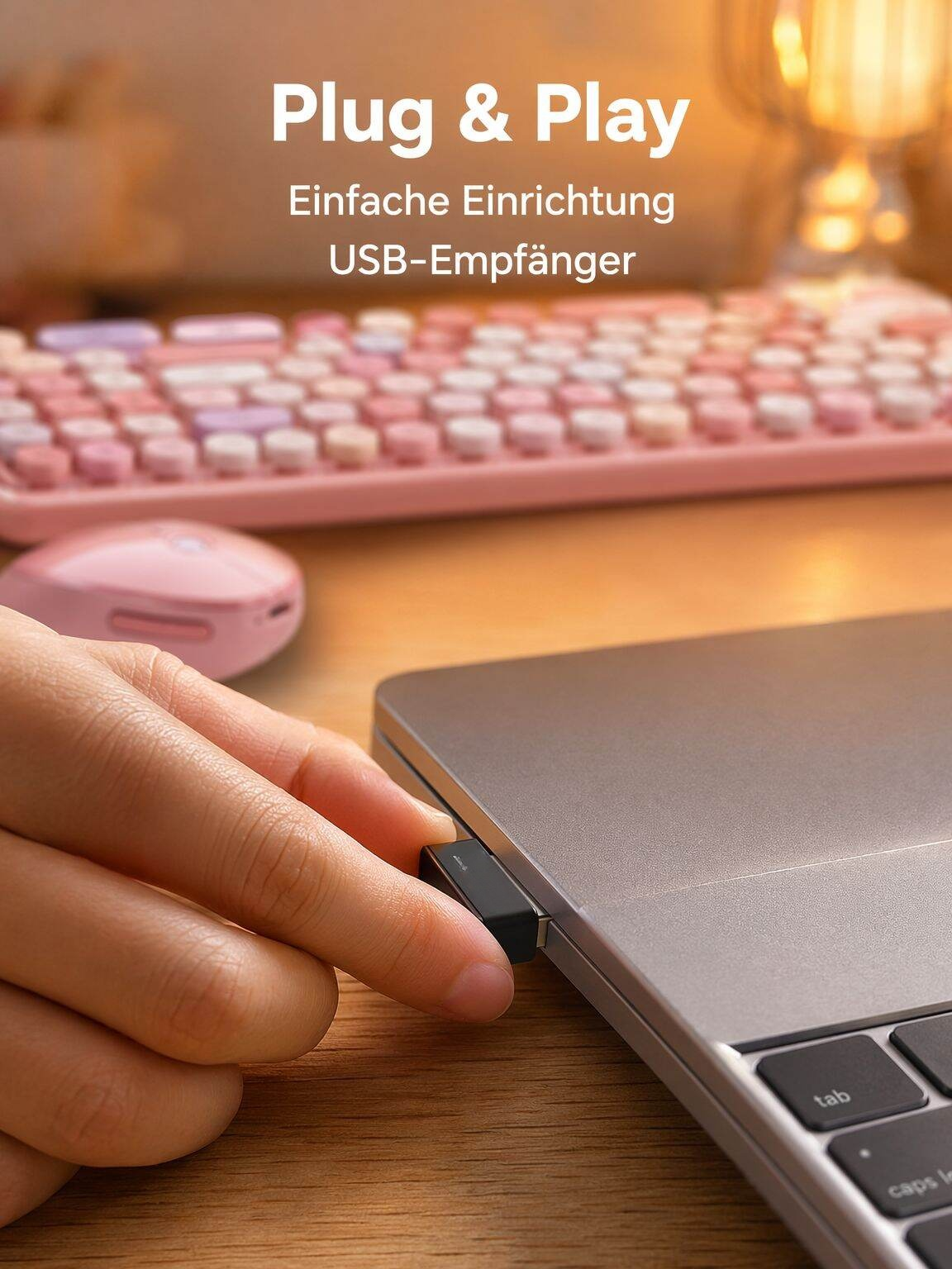 4G kabelloses Tastatur- und Maus-Set
