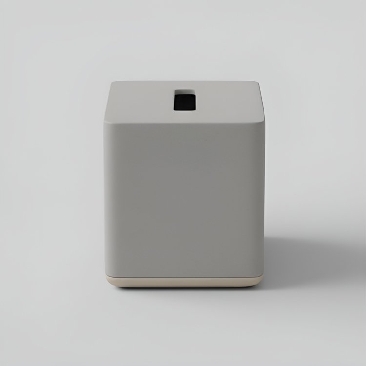 회색 미니멀 티슈 케이스(3팩)