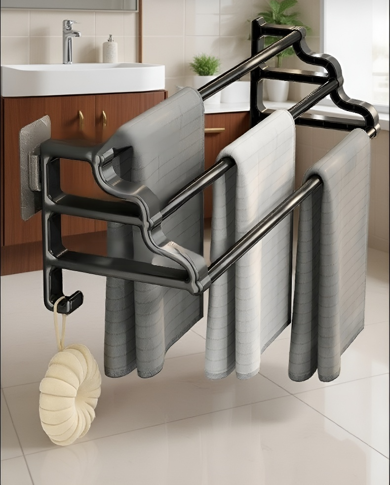 방수 기능이 뛰어난 욕실 수건걸이