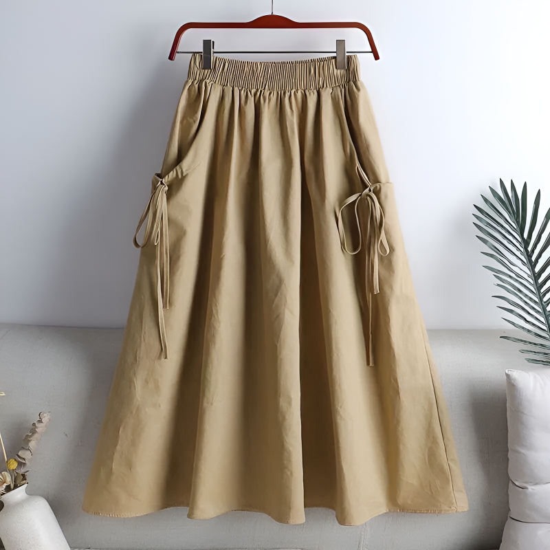 High Waist Bias Sheer Mesh Midi Skirt