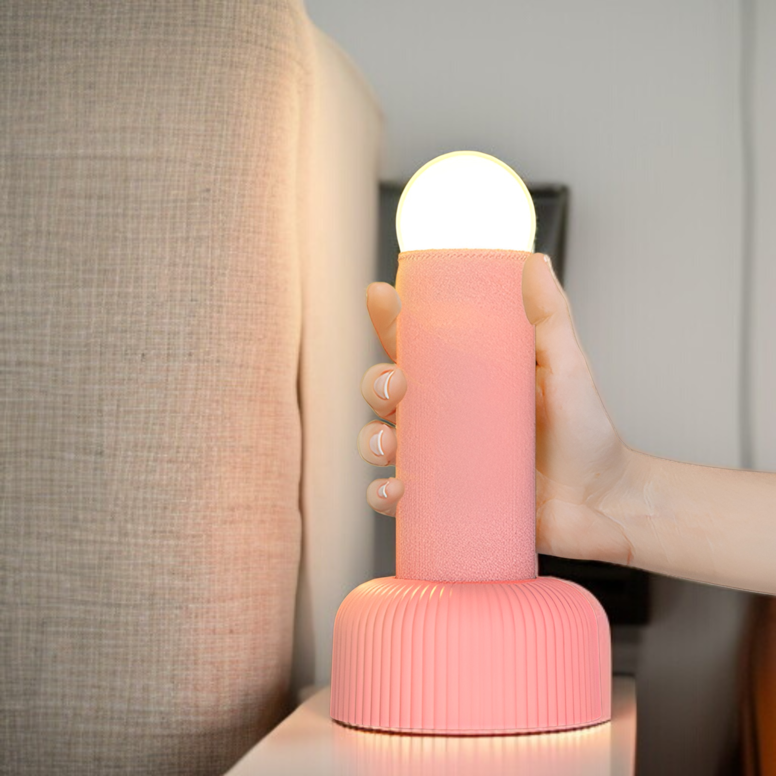 充電式ハンドプルナイトライト寝室ベッドサイド睡眠ライト雰囲気ライトデスクトップ面白いクリエイティブ誕生日プレゼント