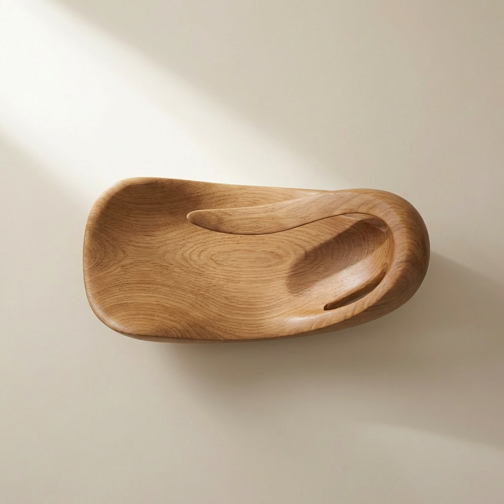 Modern S-shaped decorative accents for office