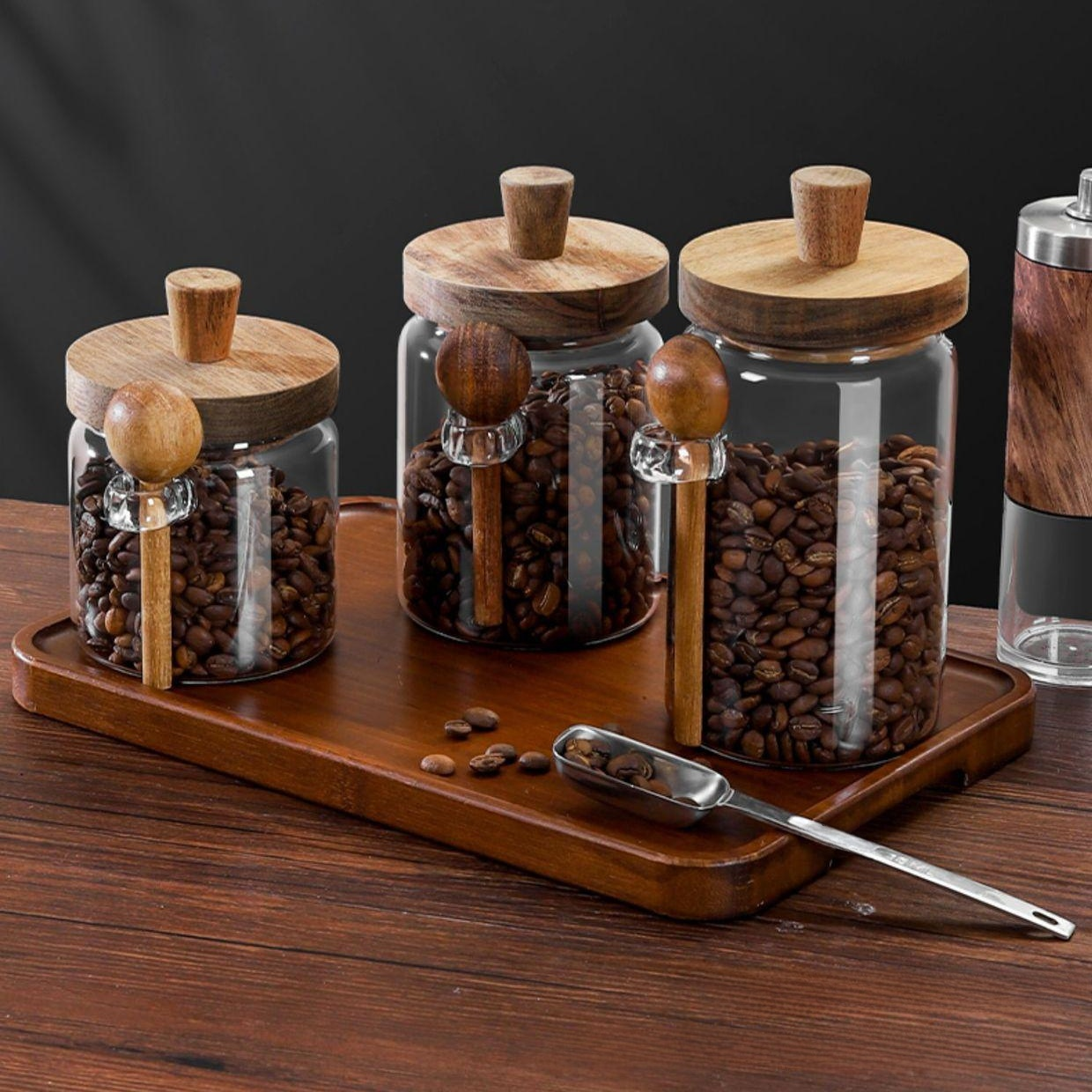 高硼矽玻璃密封收納罐茶葉罐