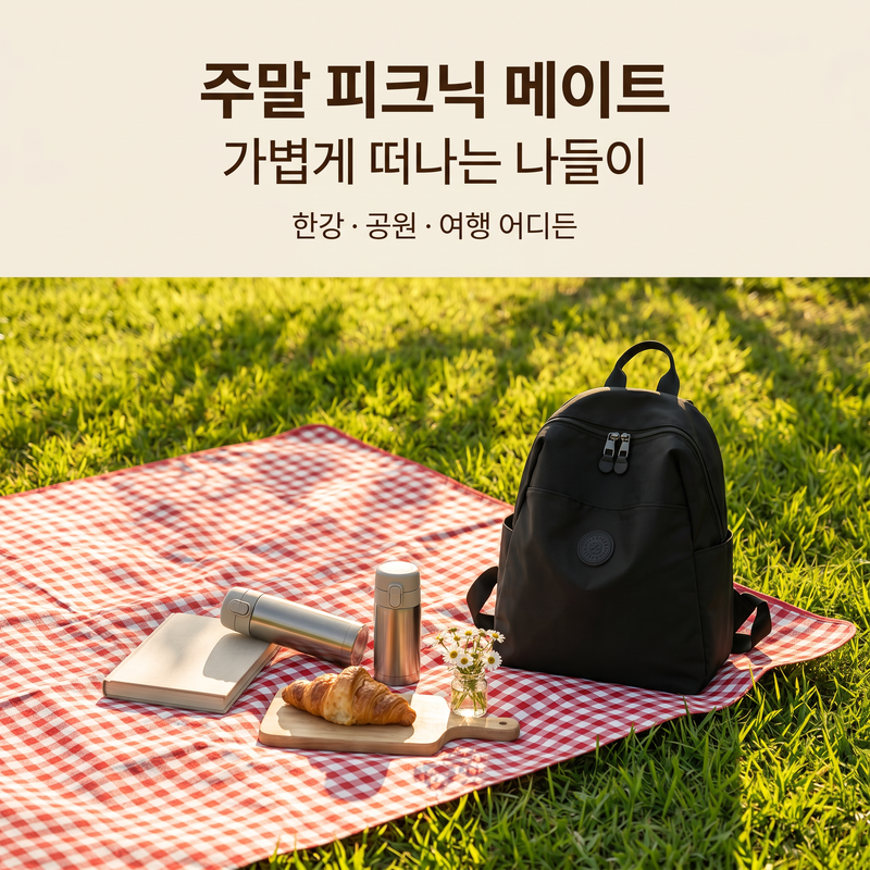 스타일리시한 데일리 여성 여행 백팩