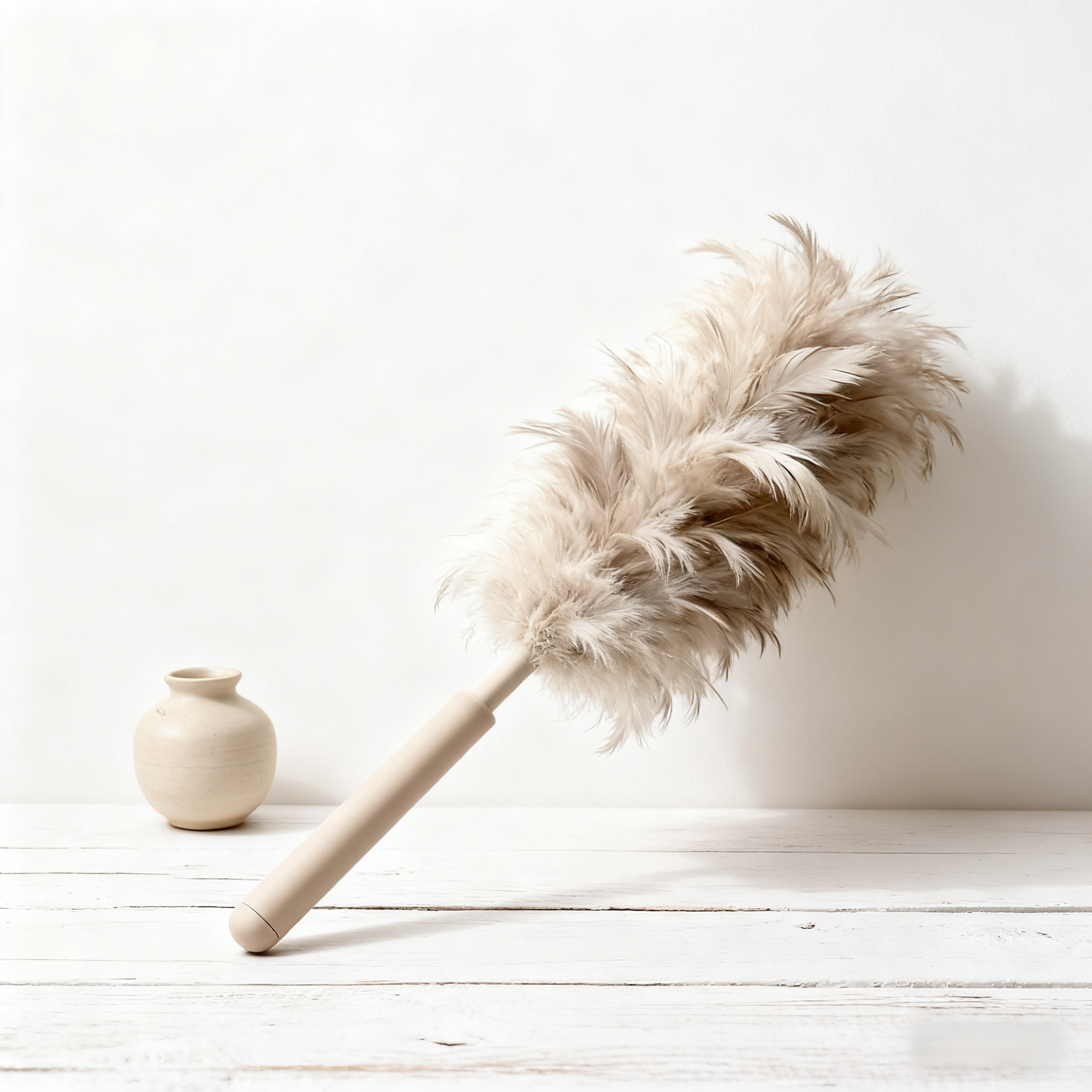 ダストフリー天然羽根羽根ダスター(3枚入)