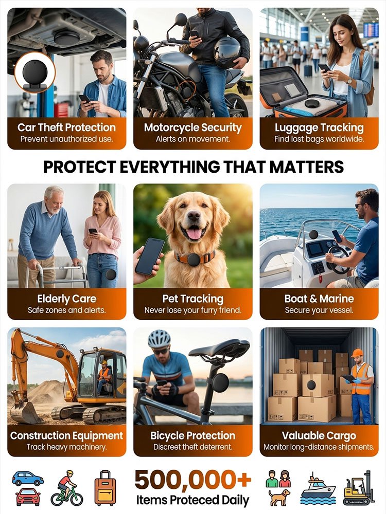 Strong Magnetic Global Anti-Loss Locator