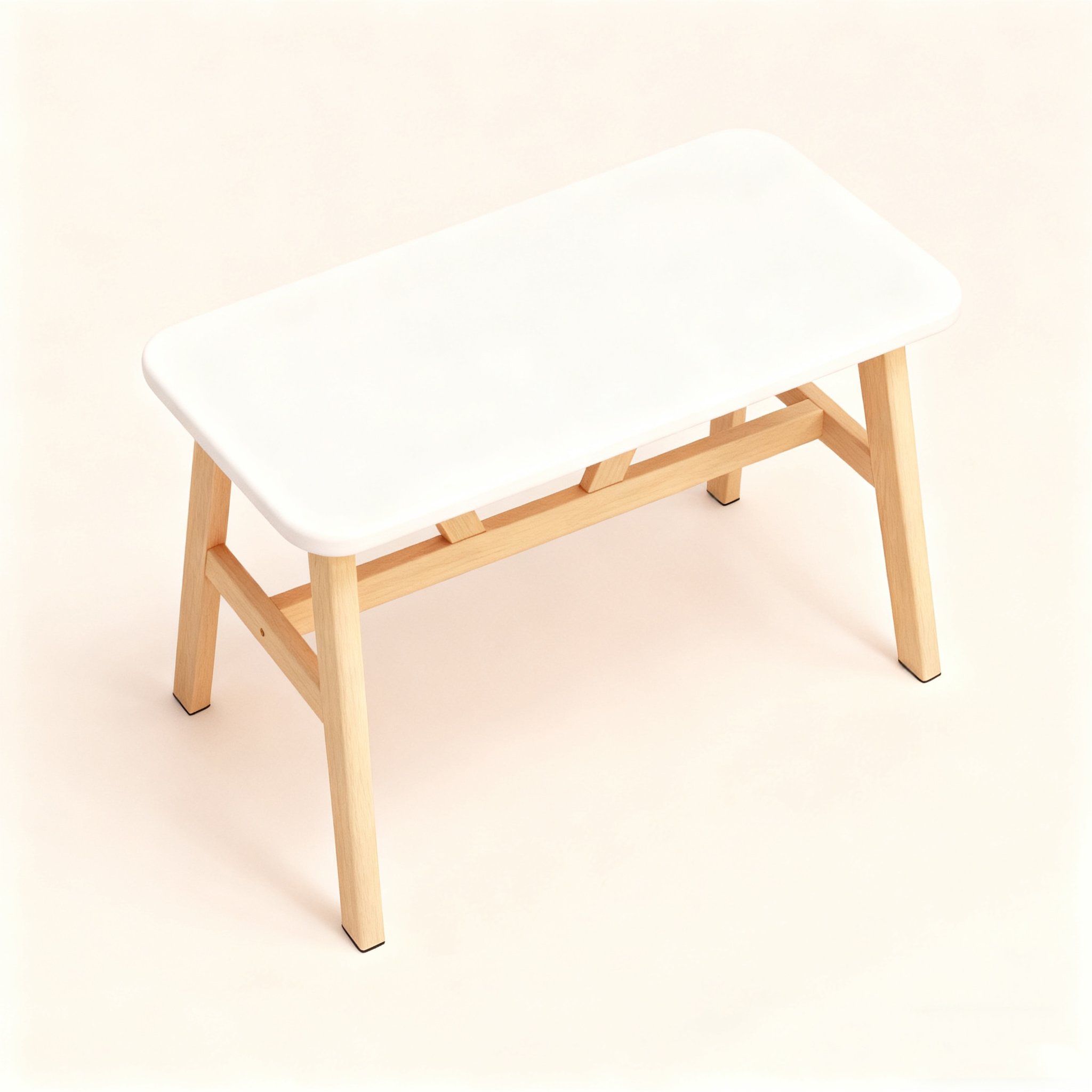 โต๊ะอาหารสีครีมสำหรับบ้านตกแต่งสไตล์โมเดิร์น