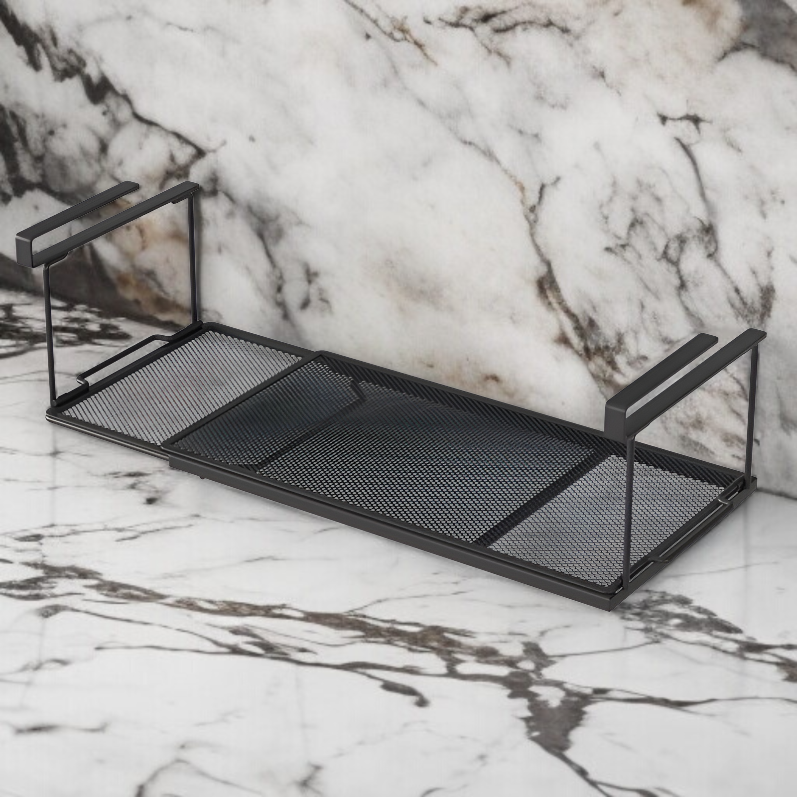 Ausziehbarer Aufhänger unter dem Schrank für platzsparende Aufbewahrung