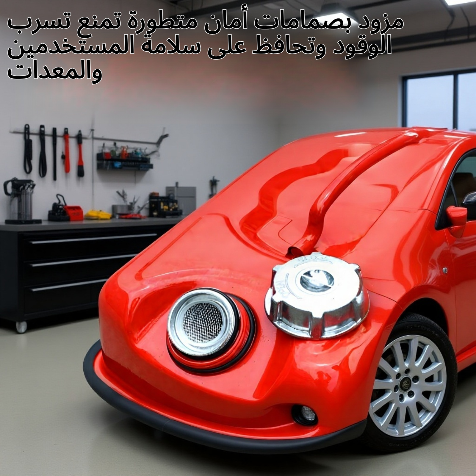 خزان وقود أفقي سعة كبيرة
