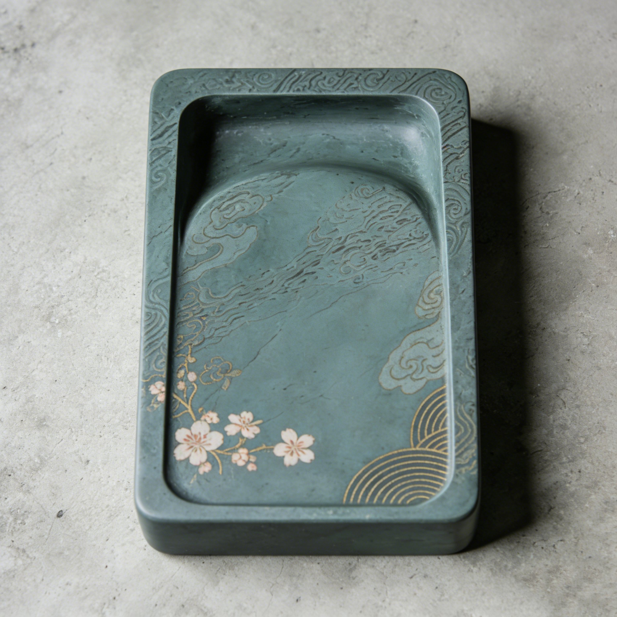 書道用高品質硯台（2点セット）