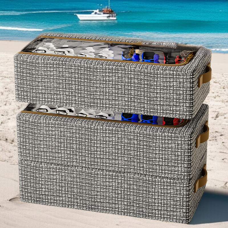 가정용 투명 방진 신발 케이스 수납함 철골 설치 신발 부츠 수납함 접이식 침대 신발 수납함