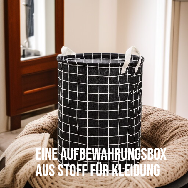 Faltbarer Stoffaufbewahrungskorb für Kleidung