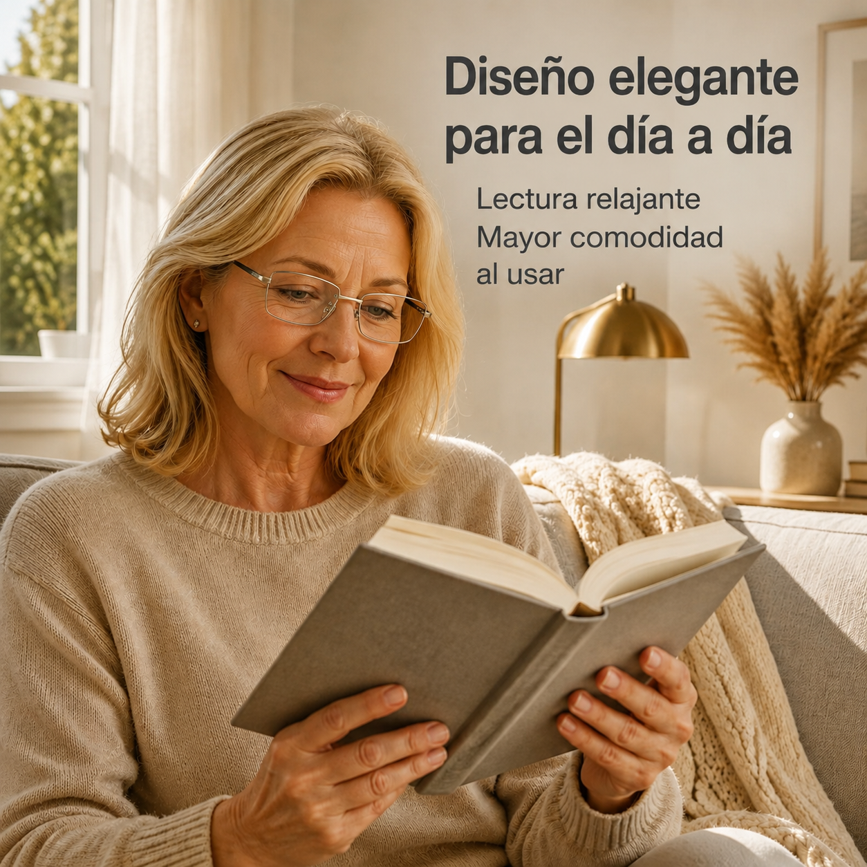 Gafas de lectura de aleación de titanio con filtro de luz azul