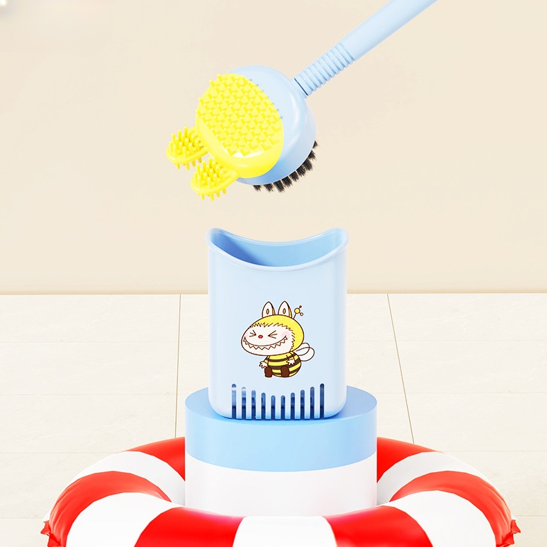 흡착식 액체 겸용 2 in 1 변기 브러쉬