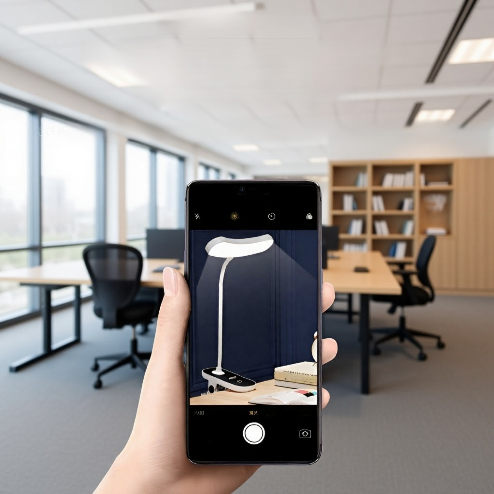 مصباح LED بمشبك مرن وإضاءة قابلة للتعديل