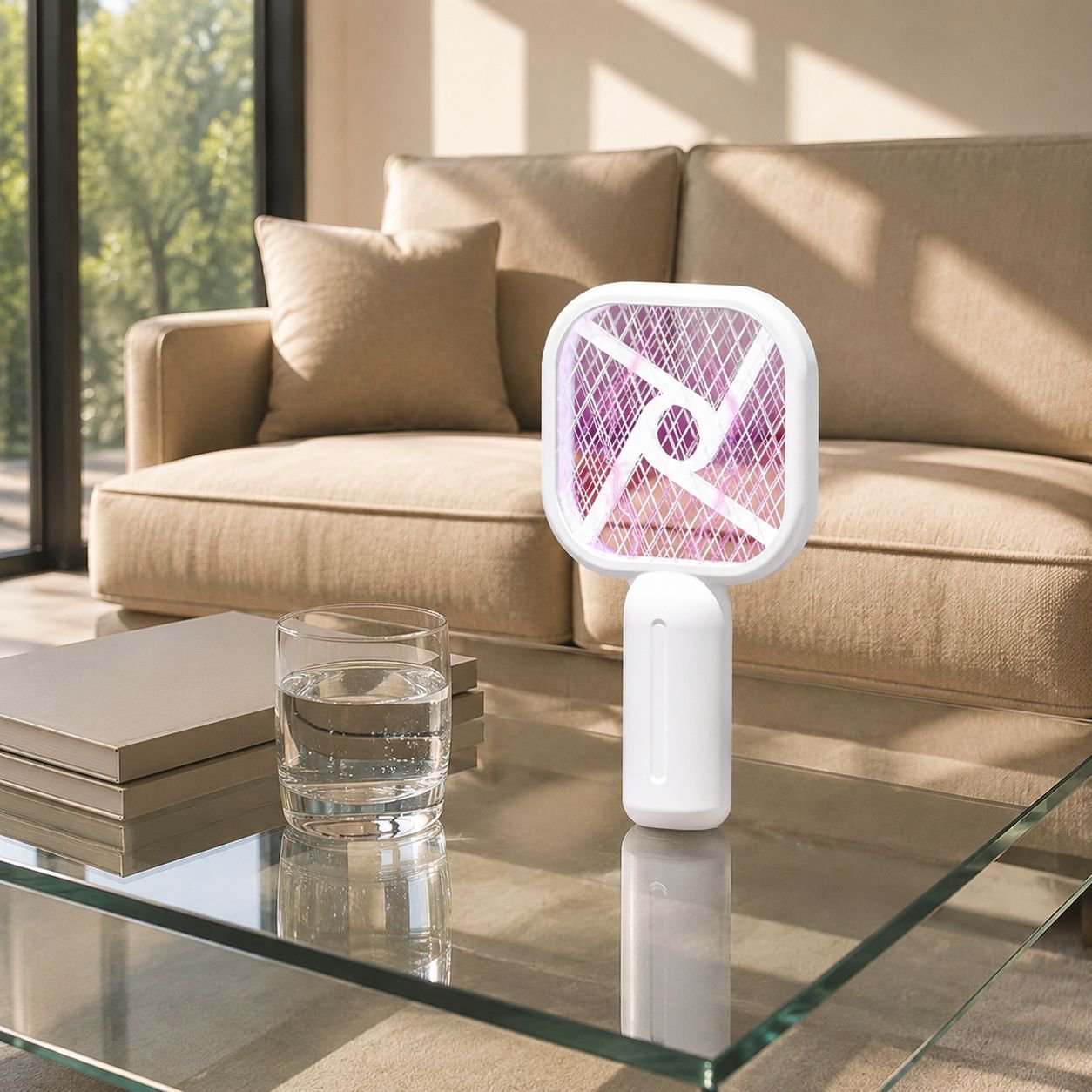 Compact insect zapper for outdoor activities