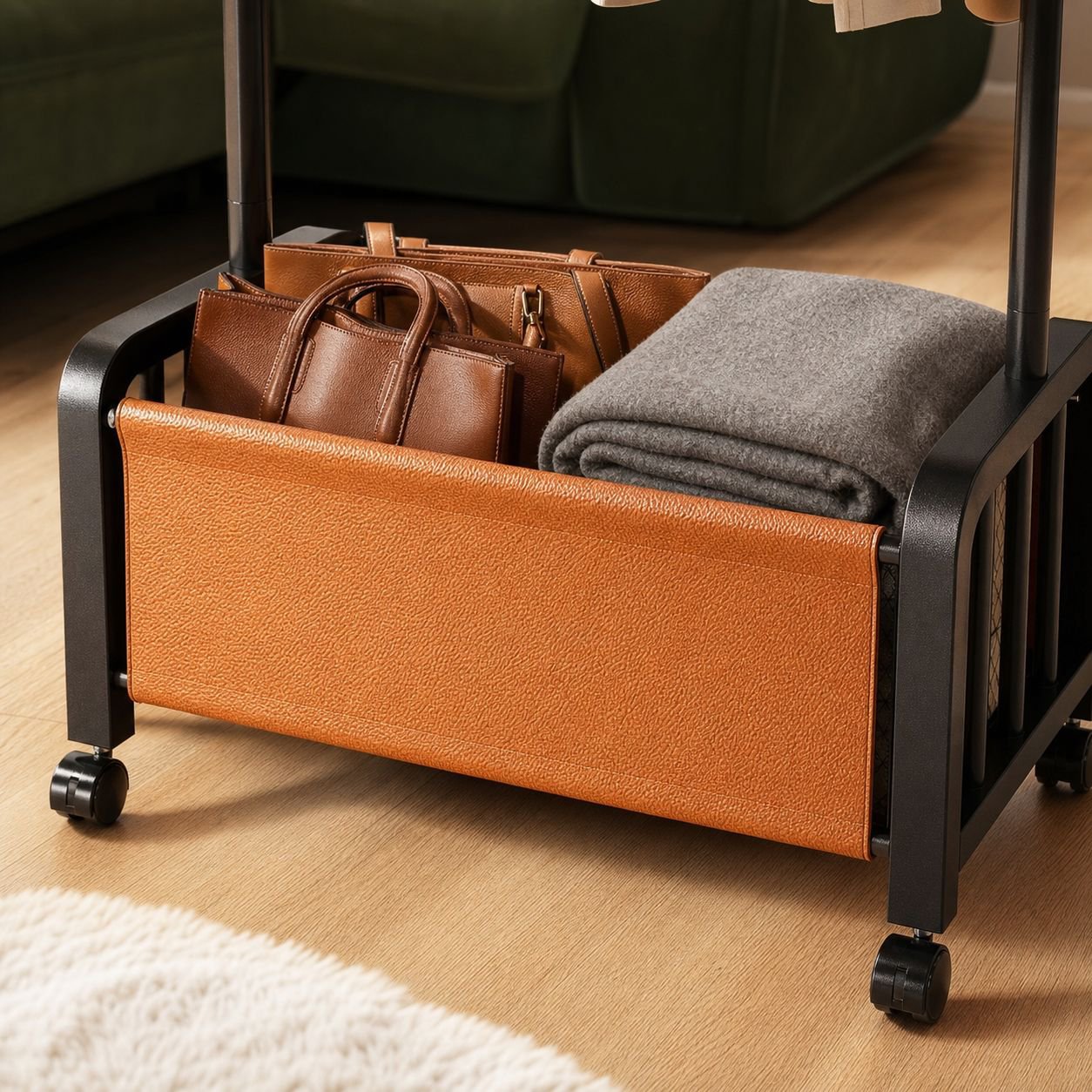 Portable indoor drying rack with modern design