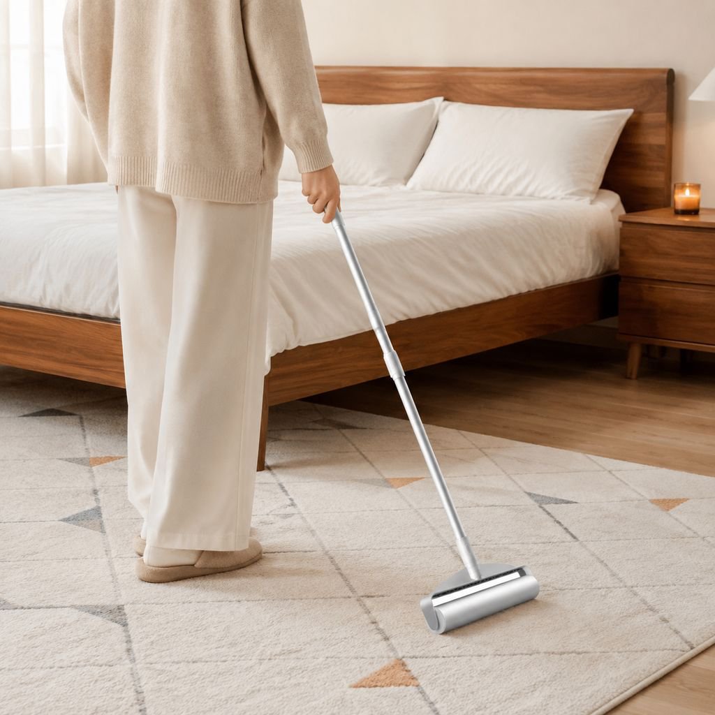 Extendable Handle Portable Lint Roller, Tear-off Dust Remover