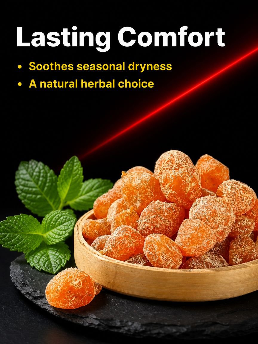 Yam Slices and Dried Tangerine Peel Herbal Blend