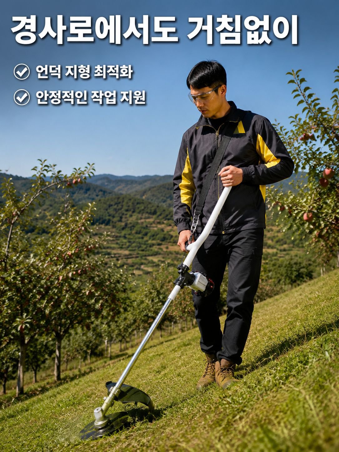 예초기 보조 손잡이 어깨끈