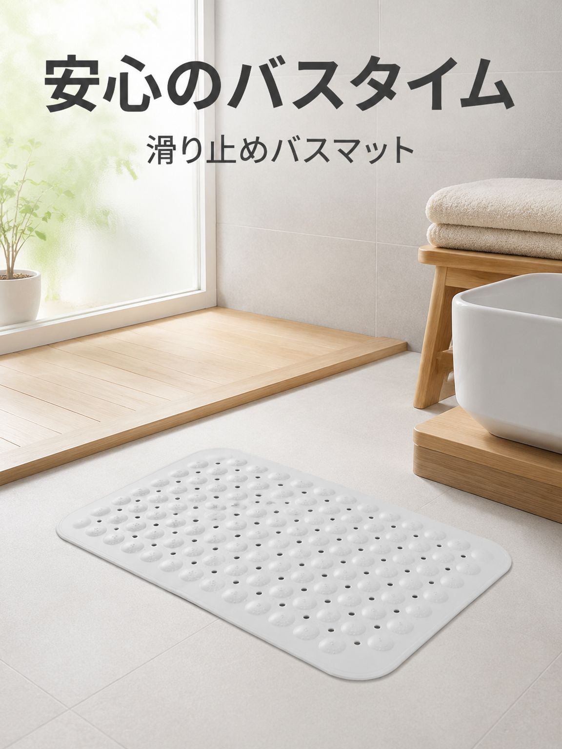 多用途吸盤付き滑り止めマット