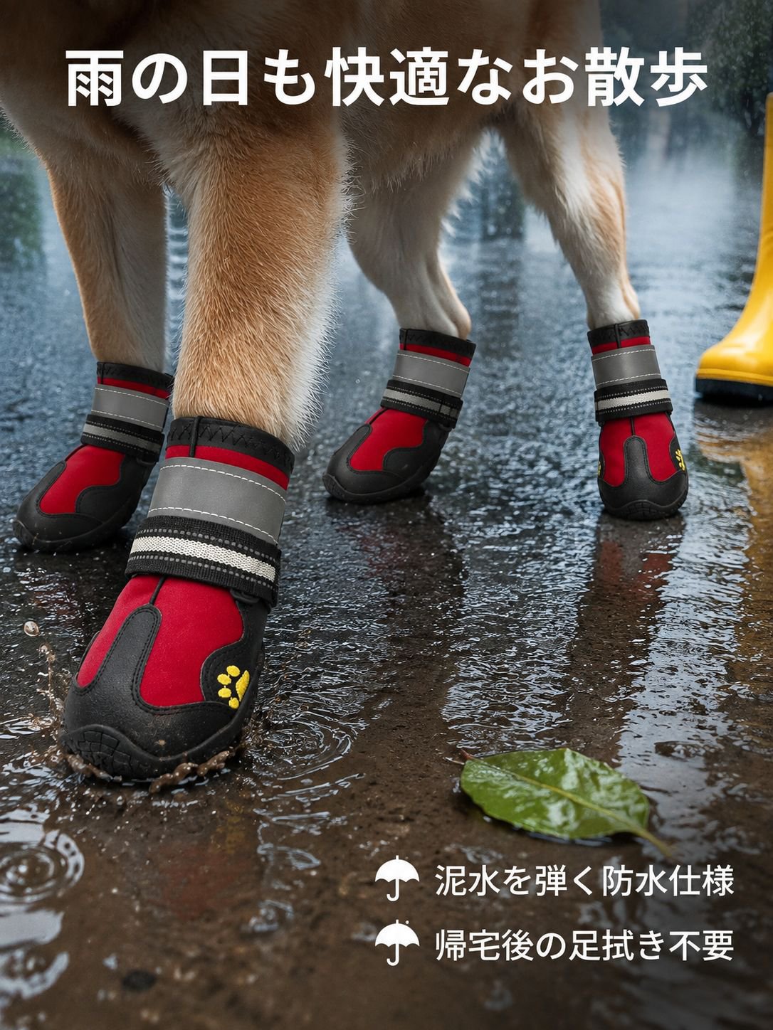 ペット用防水耐久シューズ 犬専用