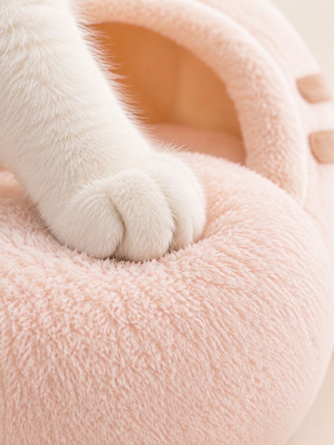 Casa para gatos semi-cerrada, ideal para invierno y cálida