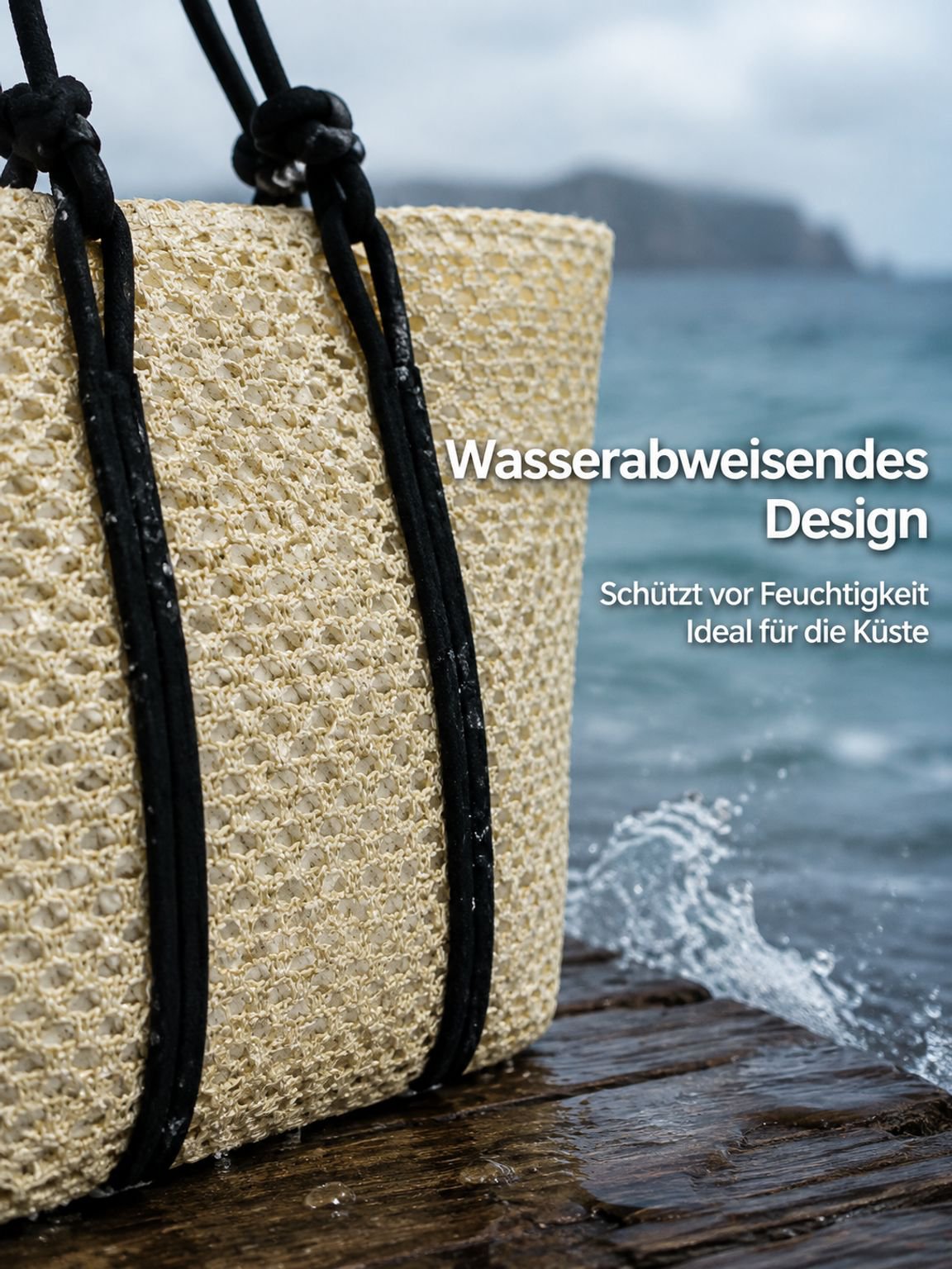 Leichte Strandtasche für Damen im Boho-Stil