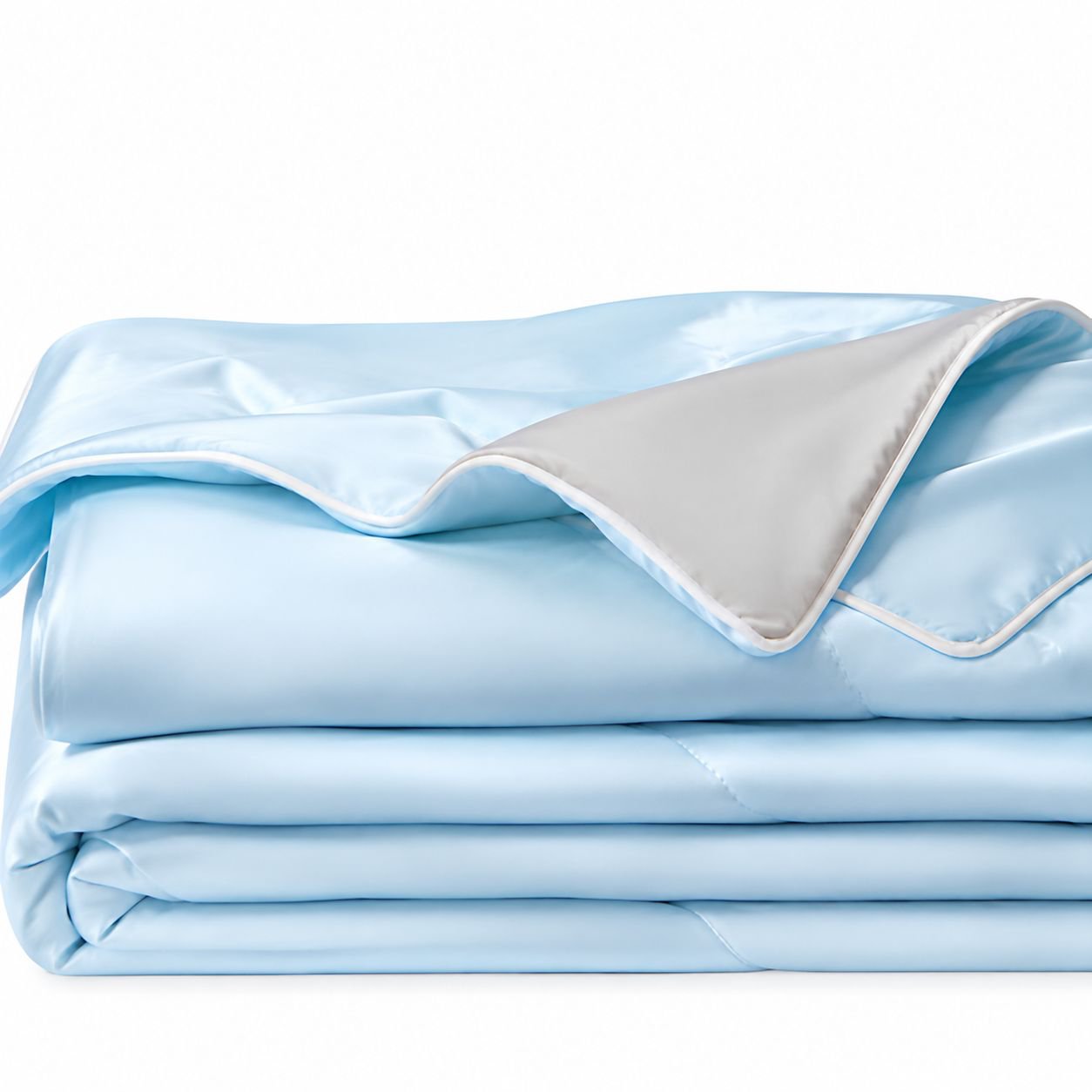 Mother-and-Baby Grade Ice Silk Air Conditioner Quilt, Summer, Single/Double Size, Washable