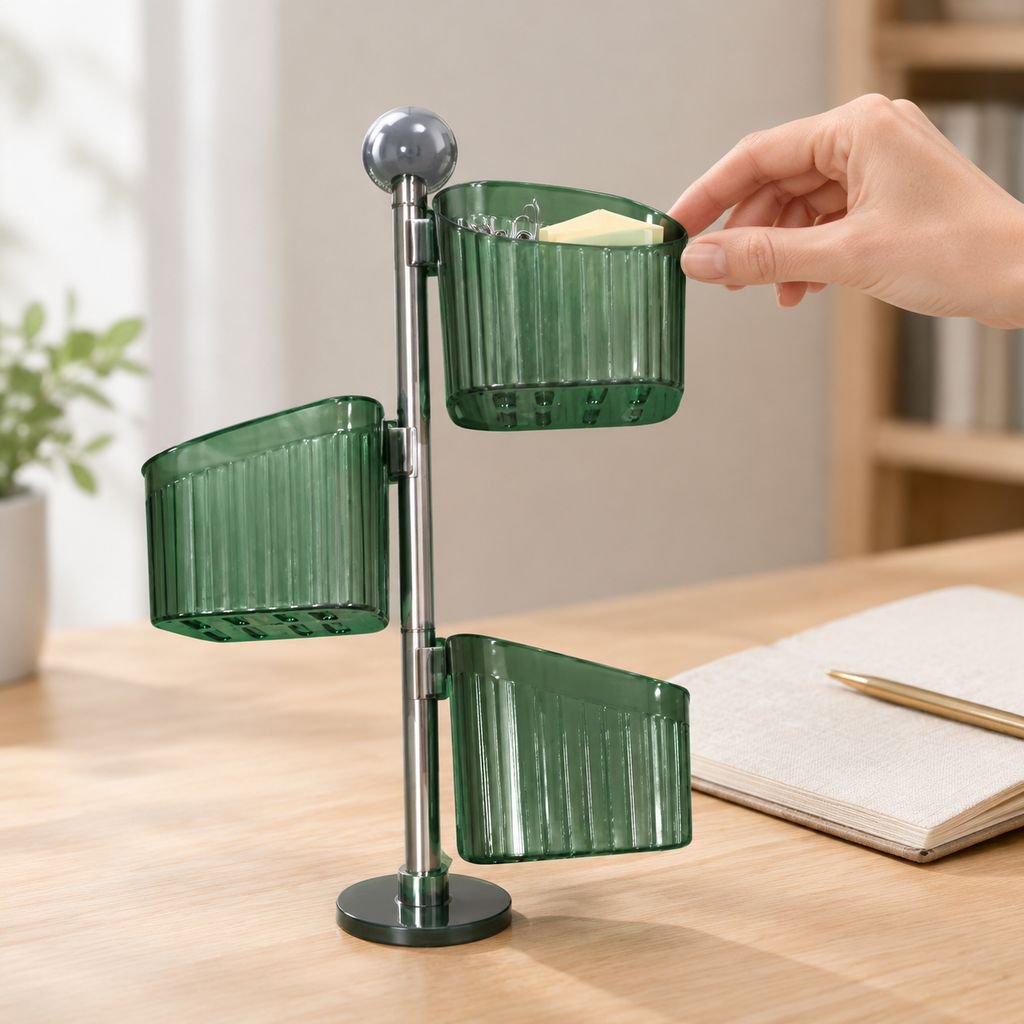 창의적인 데스크탑 수납함