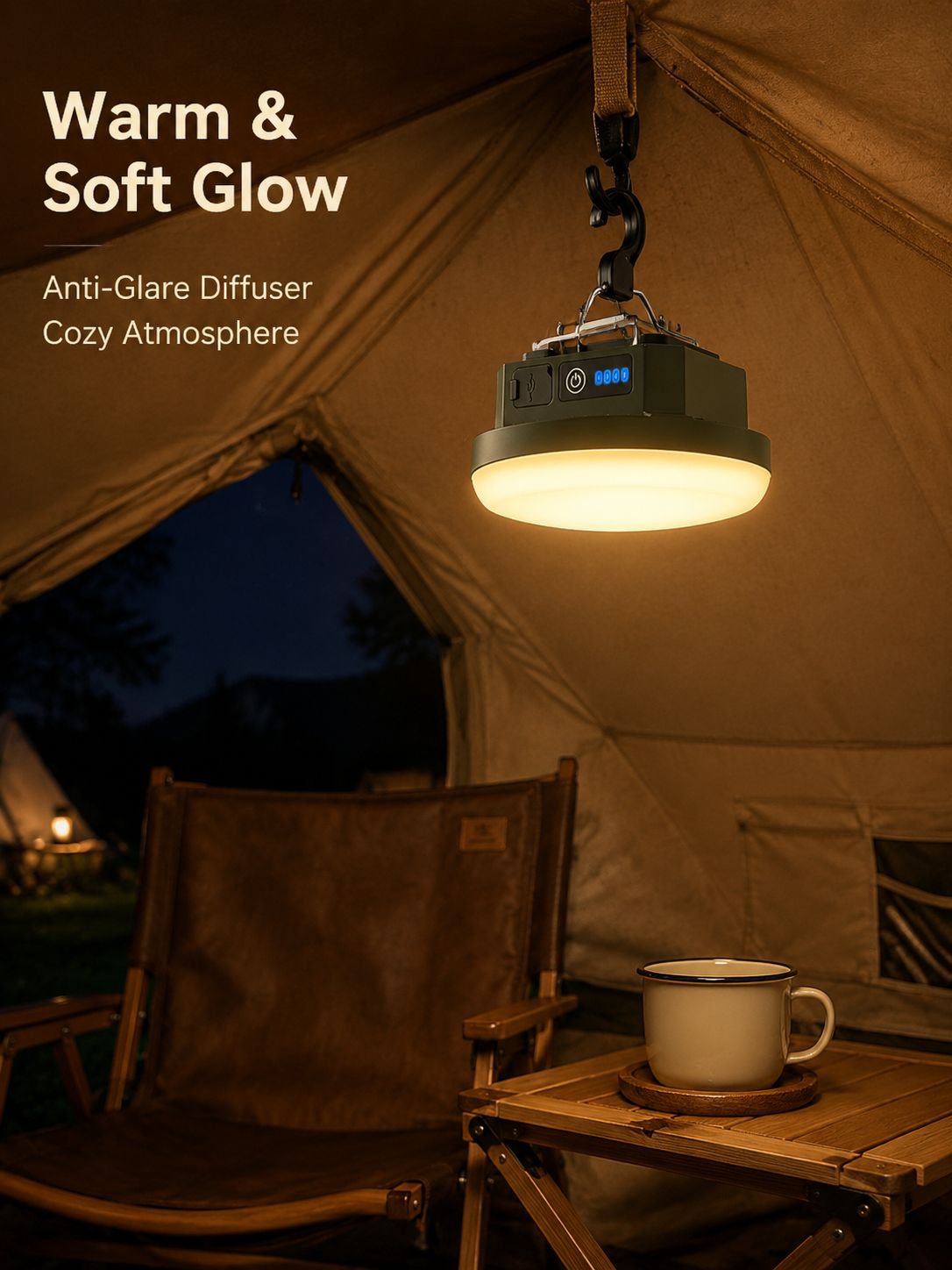 Multifunctional Portable Tent Lamp