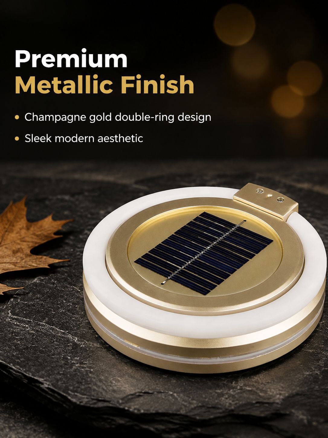 Portable Solar Rechargeable Camping Light for Tents
