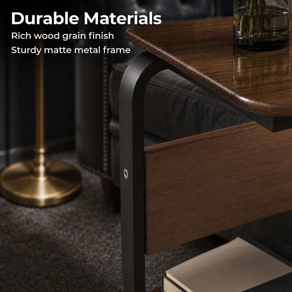 Multifunctional Small Table Sofa Side Coffee Table Corner End Table
